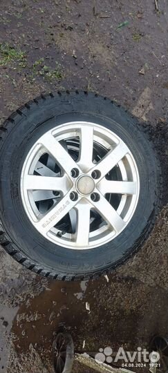 Литые диски r14 на ваз с зимней резиной