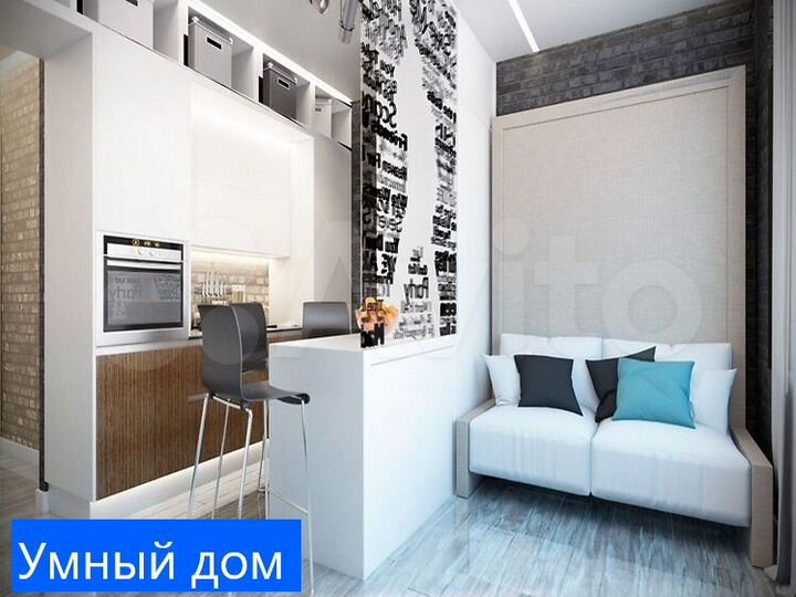 Квартира-студия, 30,5 м², 13/16 эт.
