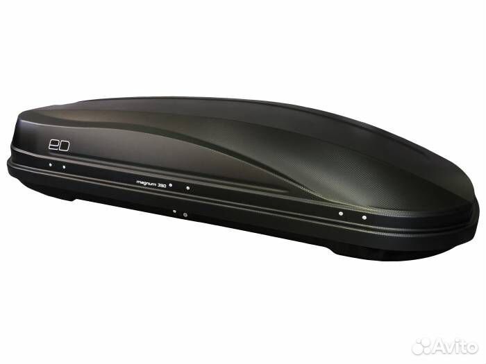 Автобокс (быстросъем) ED Magnum 390 черный карбон