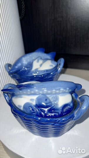 Гжель посуда и статуэтки