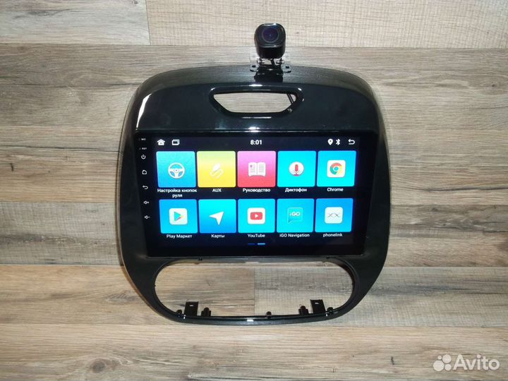 Магнитола Renault Kapture Android с камерой GPS