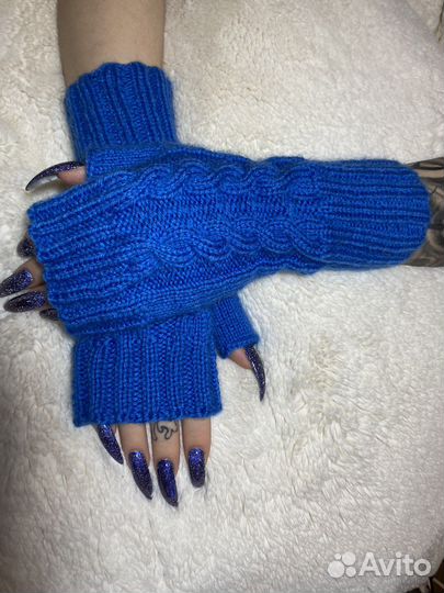 Митенки женские вязаные