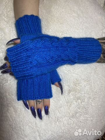 Митенки женские вязаные
