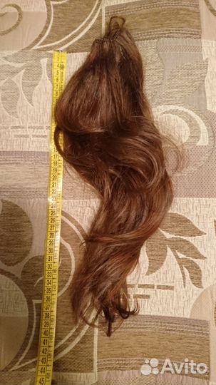 Волосы натуральные славянка срез