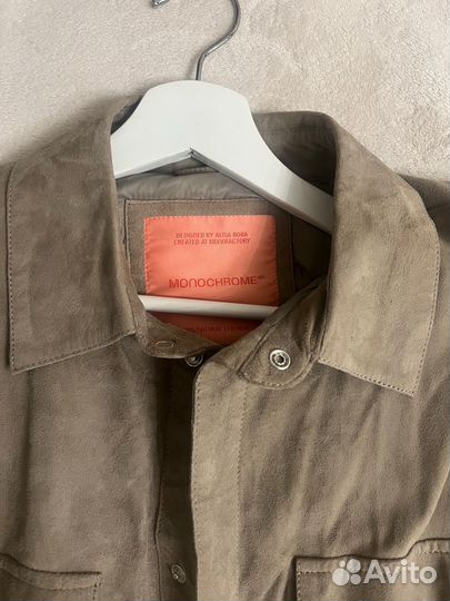 Мужская замшевая рубашка