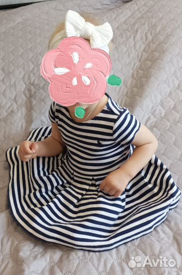 Платье для девочки 74-80