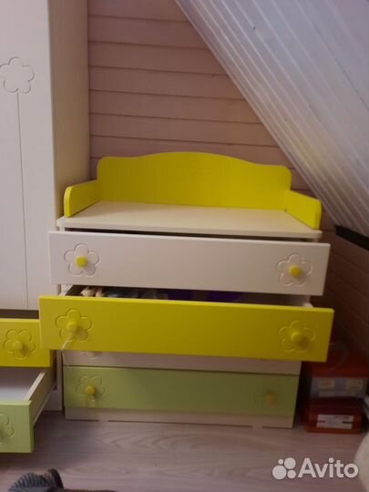 Детский шкаф для одежды и комод