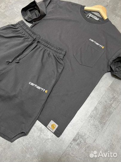 Костюм двойка мужской с шортами carhartt