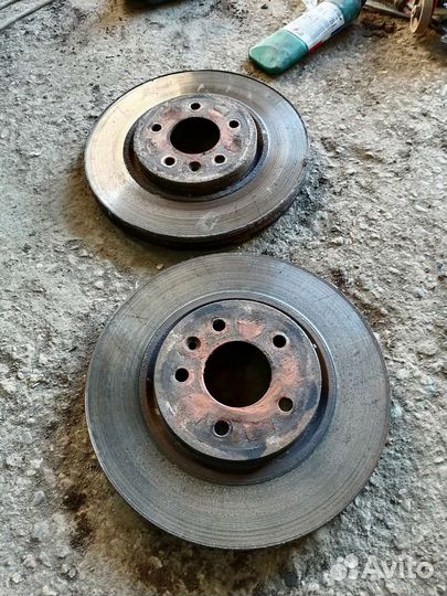 Диски тормозные передние opel astra