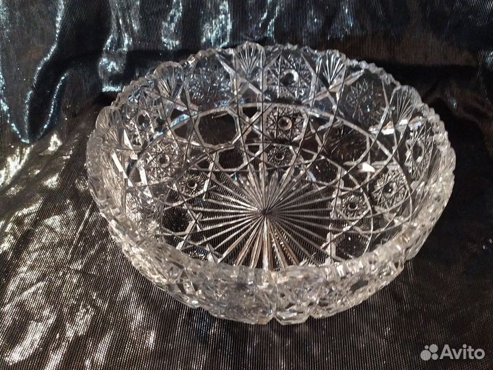Ваза хрустальная СССР большая
