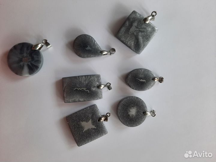 Подвески/кулоны из эпоксидной смолы