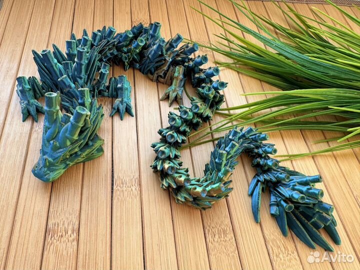 Дракон Луговой клевер бамбук меняет цвет