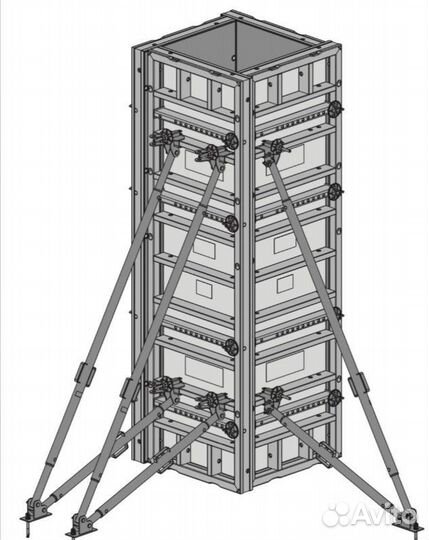 Опалубка колонн