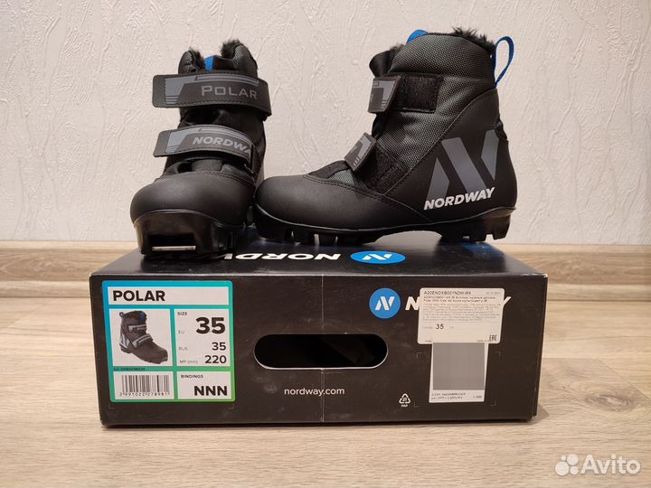 Лыжные ботинки nordway детские размер 35