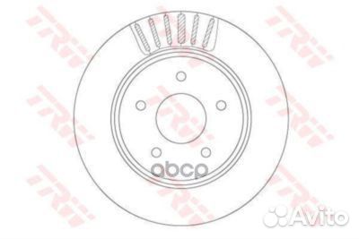 Диск тормозной задний nissan X-trail T32, renau