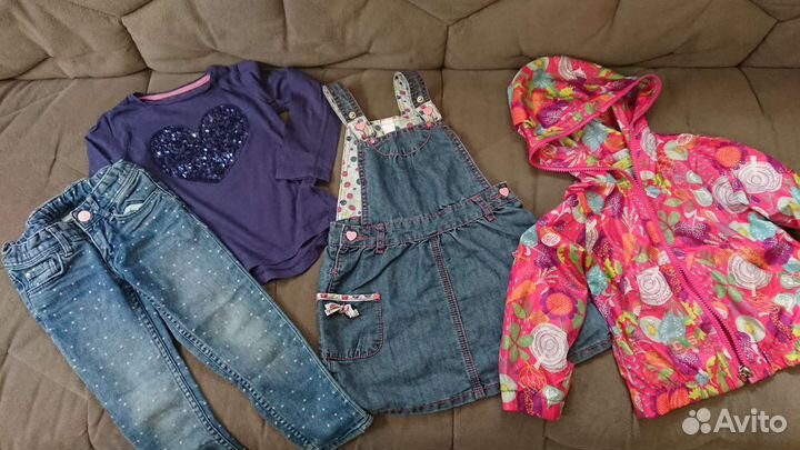 Пакет вещей на девочку 98-104