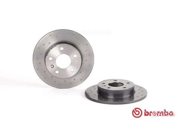 Brembo 08.7627.1X Диск тормозной Xtra зад