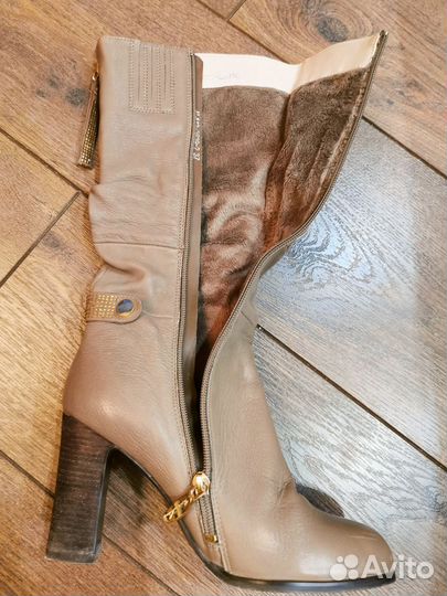 Сапоги женские натуральная кожа еврозима
