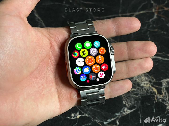 Apple Watch Ultra 2 + металлический ремешок