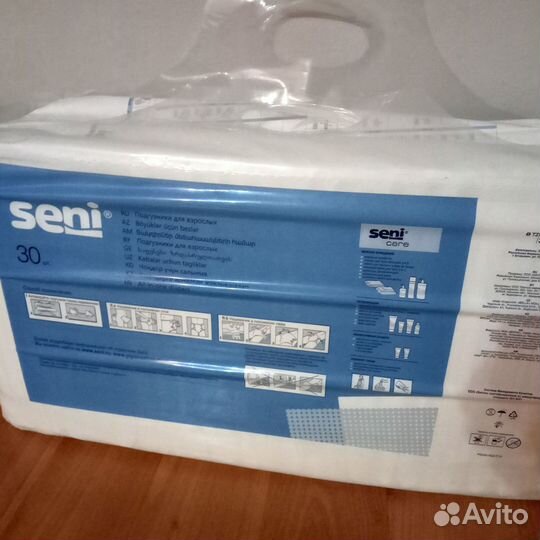 Подгузники для взрослых seni s 2 6. 30 шт