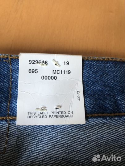 Джинсы levis 505 винтаж 2002г(новые)