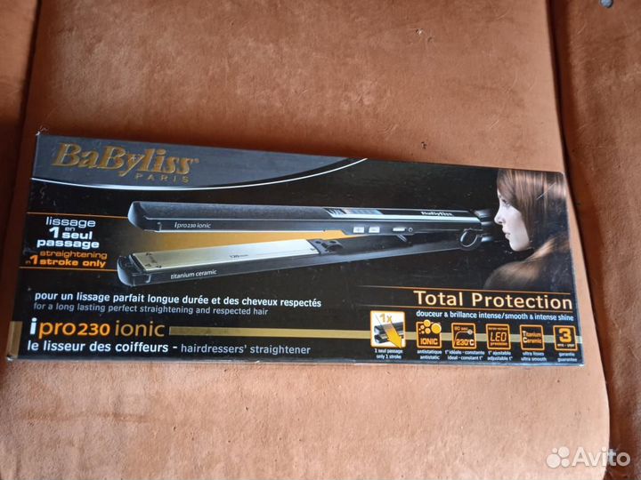 Выпрямитель для волос babyliss ipro 230 ionic