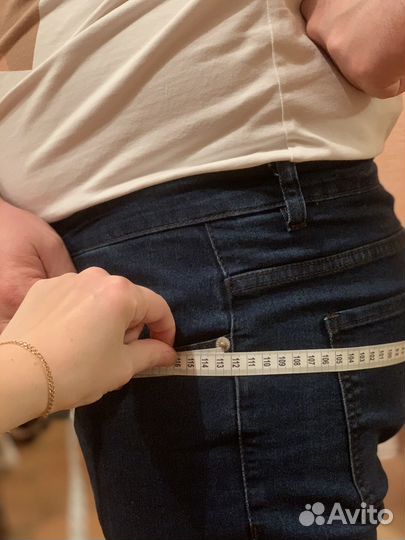 Джинсы мужские удобные слегка тянутся 34