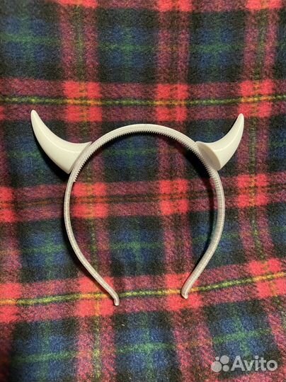 Ободок рожки дьявола чертенка