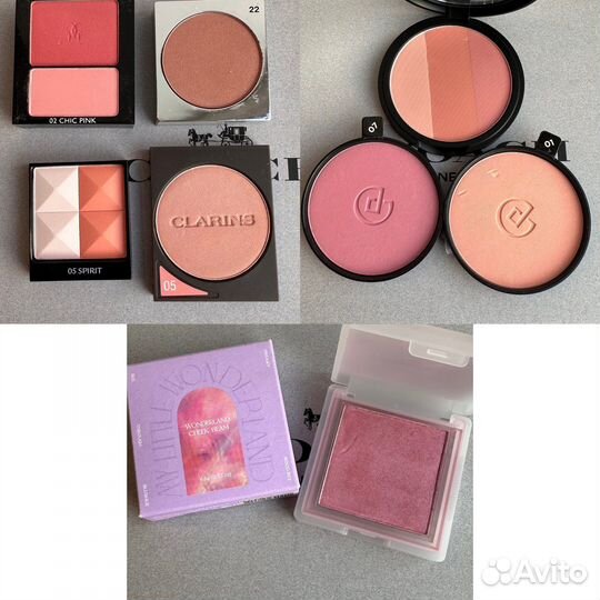 Румяна Collistar, Clarins, Givenchy, Guerlain