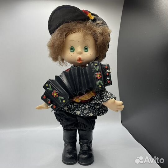 Советская кукла Гармонист СССР, В родном (Сзр)