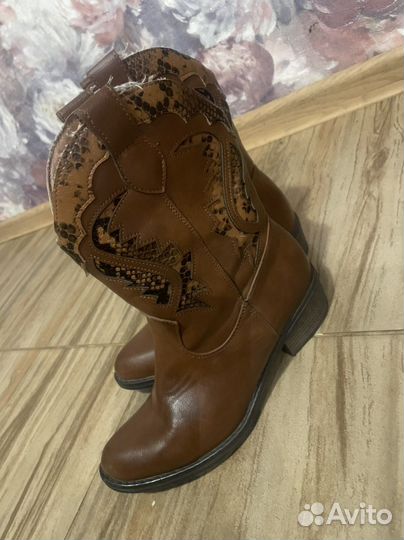 Сапоги-казаки 38