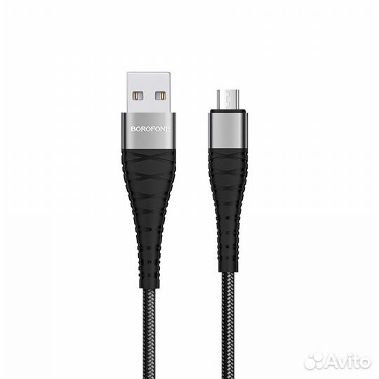 Кабель Borofone BX32 Munificent Micro USB - Black