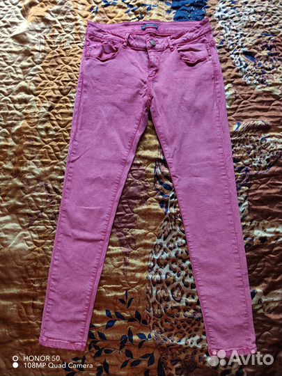 Розовые джинсы pull bear