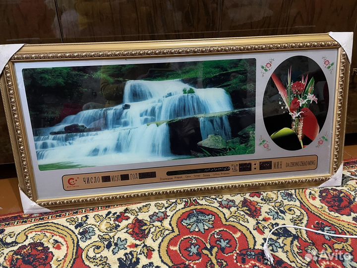 Электрическое панно с часами и со звуками