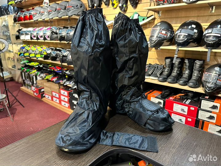 Мото бахилы защита без пятки