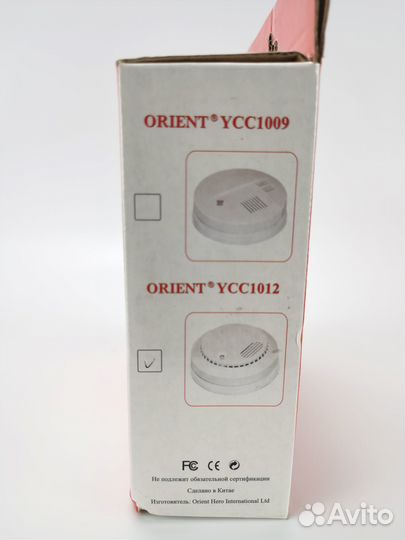 Автономный детектор дыма orient YCC1012