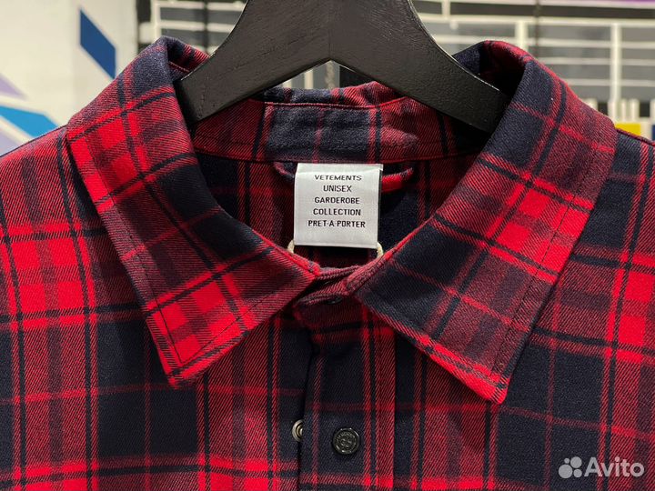 Рубашка Vetements Hello My Name Is 2025