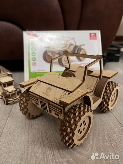 Деревянный конструктор джип Багги