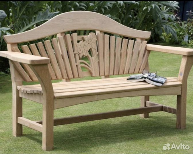Садовая мебель из массива дерева