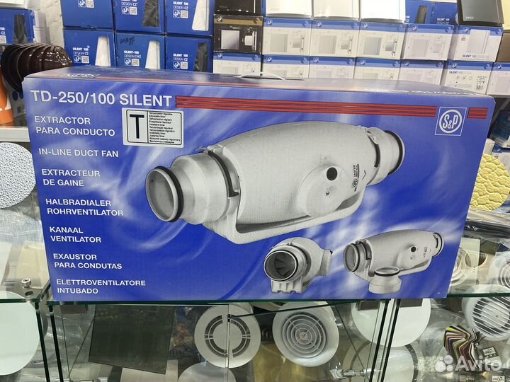 TD 250/100 Silent T вентилятор с таймером