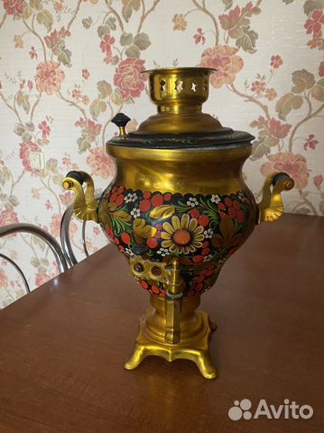 Самовар электрический расписной СССР