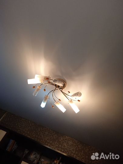 Люстра потолочная подвесная бу