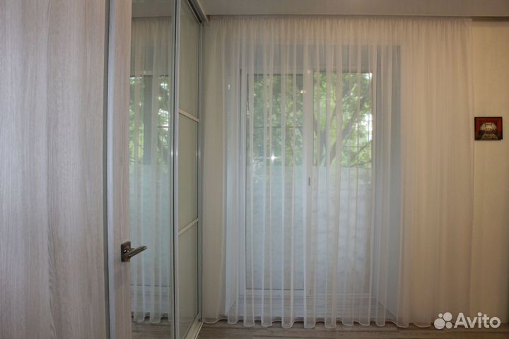 Тюль-Вуаль с утяжелителем (белый) Турция