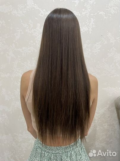 Наращивание волос на дому