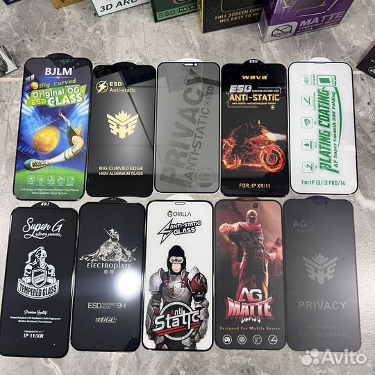 Защитные стекла оптом от эконом до элитного класса