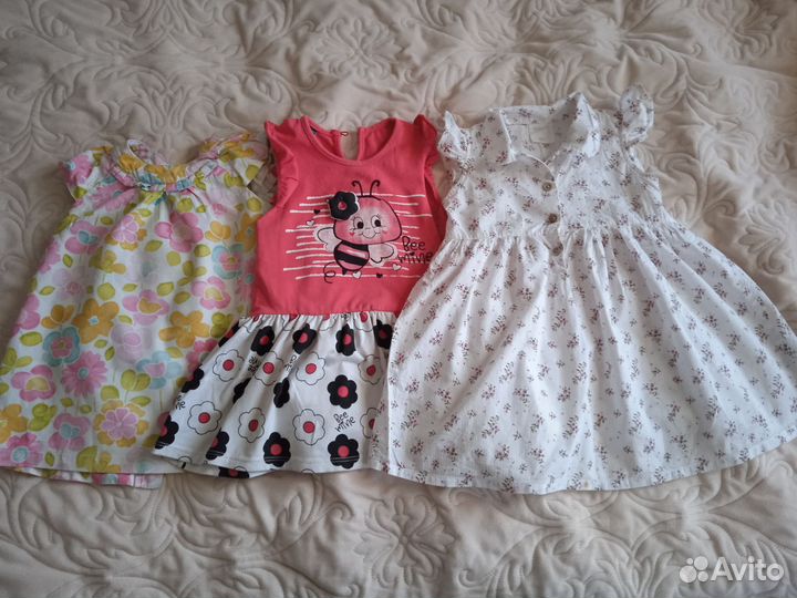 Вещи пакетом для девочки 80-86