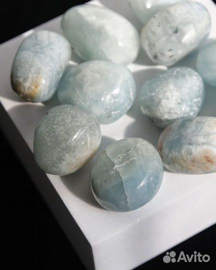 Аквамарин галтовка 3-4 см