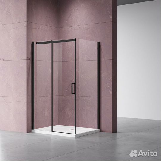 Душ. уголок Vincea 150x100 Черный Стекло vsr-4d10