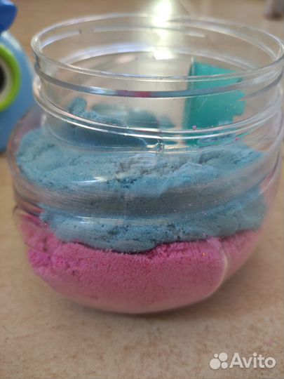 Кинетический песок с игрушками набор