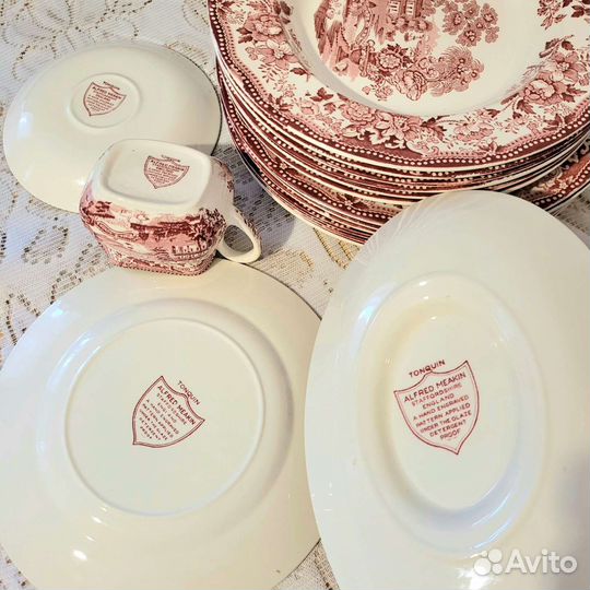 Английская винтажная посуда Сервиз tonquin